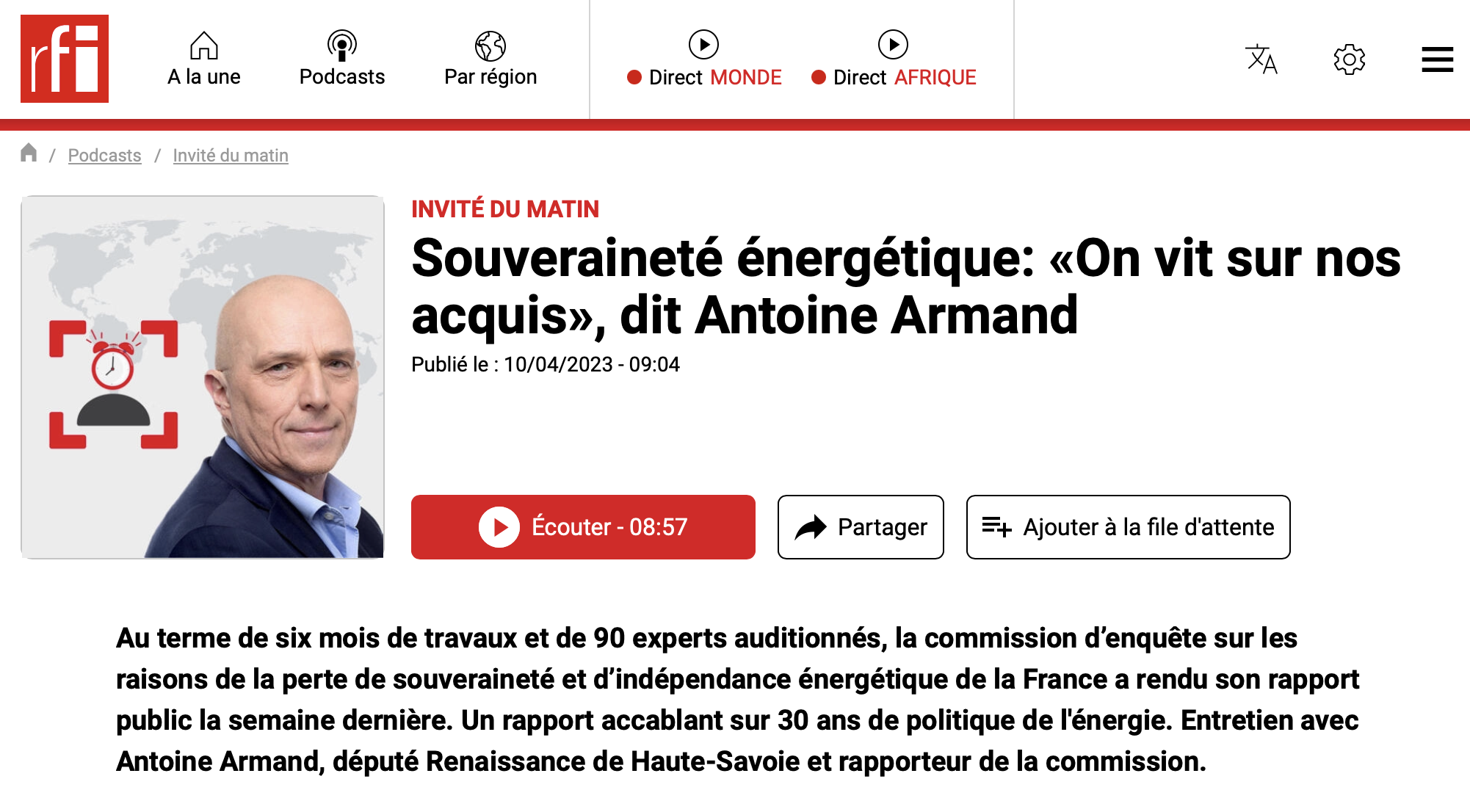 découvrez les réflexions d'antoine armand sur la souveraineté énergétique, un enjeu crucial pour l'avenir énergétique de la france. plongez dans ses analyses sur les défis, les opportunités et les solutions pour renforcer l'indépendance énergétique nationale.