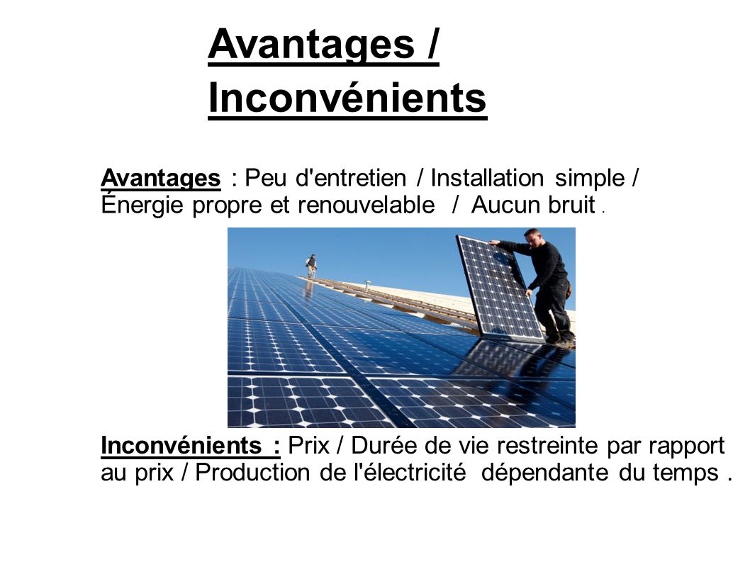 découvrez les nombreux avantages des panneaux photovoltaïques : une énergie propre et renouvelable, des économies sur vos factures d'électricité, une augmentation de la valeur de votre propriété et des incitations fiscales attractives. adoptez une solution durable pour un avenir énergétique plus vert.