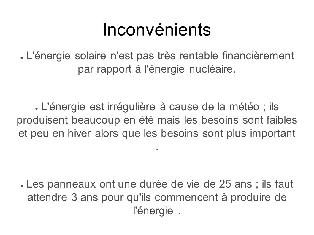 découvrez les nombreux avantages des panneaux photovoltaïques : économies sur vos factures d'énergie, impact environnemental positif, valorisation de votre bien immobilier, et retour sur investissement attractif. optez pour une énergie durable et renouvelable dès aujourd'hui !