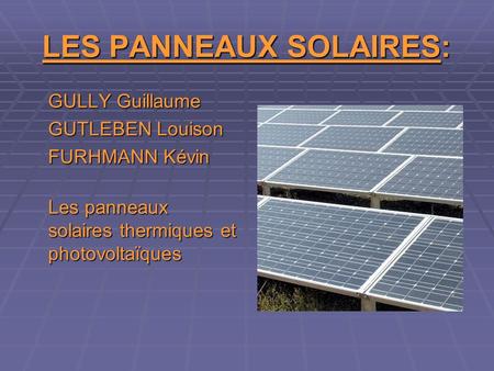 découvrez les avantages des panneaux photovoltaïques à moselotte : énergie renouvelable, réduction des factures d'électricité et contribution à la protection de l'environnement. optez pour une solution durable et économique dès aujourd'hui!