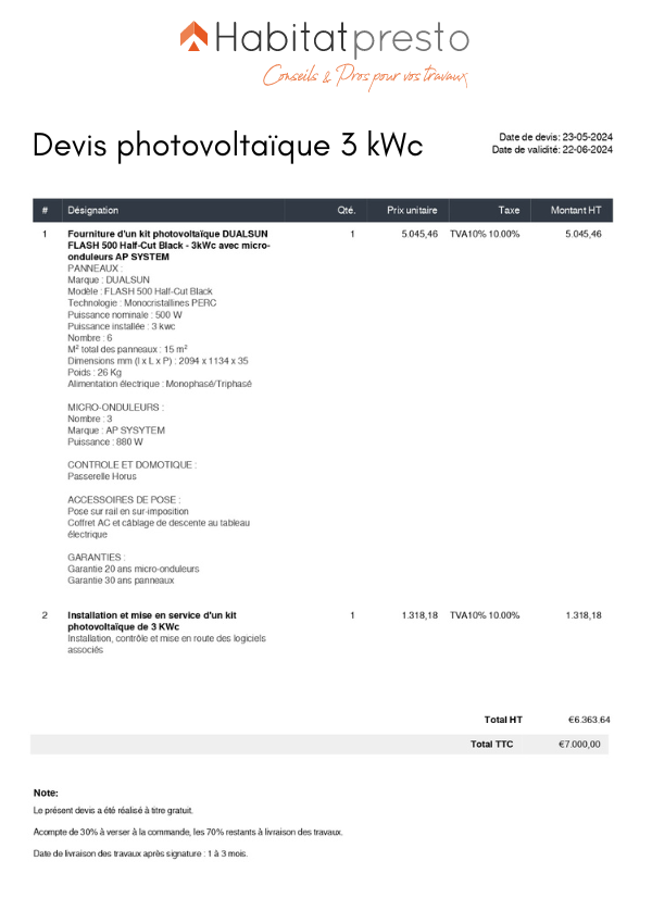 obtenez votre devis personnalisé pour l'installation de panneaux solaires. comparez les prix, découvrez les subventions disponibles et économisez sur votre facture d'énergie tout en contribuant à un avenir durable.
