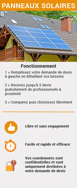 obtenez des devis gratuits pour l'installation de panneaux photovoltaïques. comparez les offres des professionnels proches de chez vous et réduisez votre facture d'énergie tout en contribuant à la transition énergétique.