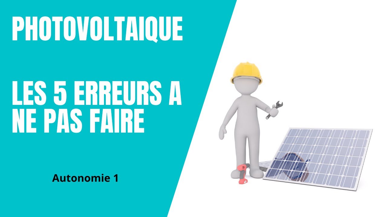 découvrez les erreurs les plus fréquentes lors de l'installation de panneaux photovoltaïques et apprenez comment les éviter pour garantir une performance optimale de votre système solaire.