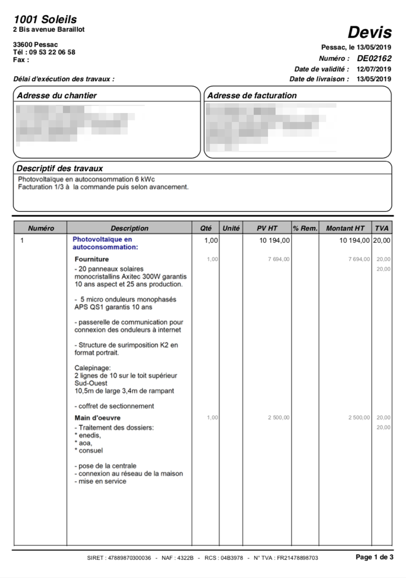 découvrez les tarifs compétitifs pour l'installation de panneaux photovoltaïques. profitez d'une énergie renouvelable et d'économies sur vos factures d'électricité. informez-vous sur les aides disponibles et le retour sur investissement grâce à l'énergie solaire.