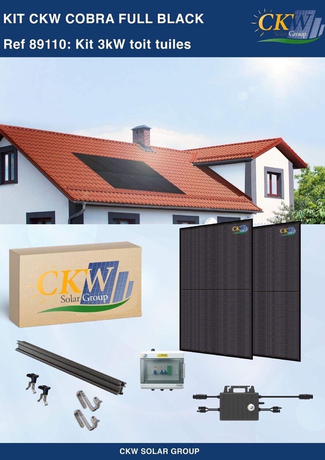 découvrez notre kit solaire 3kw, idéal pour subvenir à vos besoins énergétiques tout en réduisant votre empreinte carbone. facile à installer et performant, il vous permet de produire votre propre électricité et de réaliser des économies sur vos factures. optez pour une énergie renouvelable et faites un geste pour la planète !