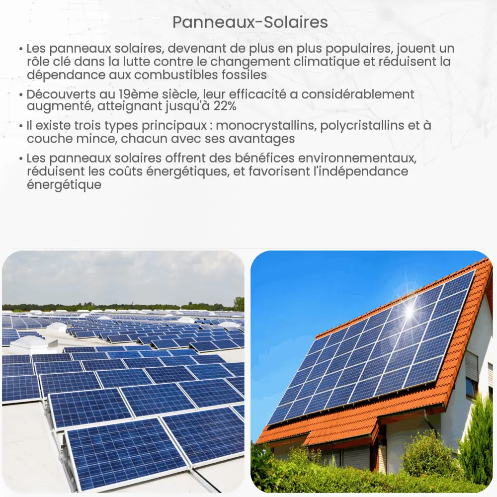découvrez le rôle essentiel des panneaux solaires dans la production d'énergie renouvelable. apprenez comment ils transforment la lumière du soleil en électricité, contribuant ainsi à la réduction des émissions de carbone et à l'autonomie énergétique.