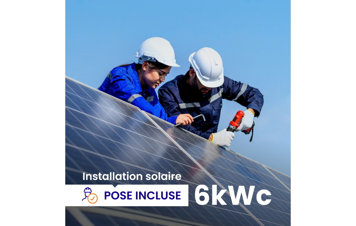 découvrez notre service d'installation de systèmes photovoltaïques de 6 kwc, une solution efficace et durable pour produire votre propre énergie solaire. profitez d'économies sur vos factures d'électricité tout en agissant pour la planète. contactez-nous pour obtenir un devis personnalisé et des conseils d'experts.