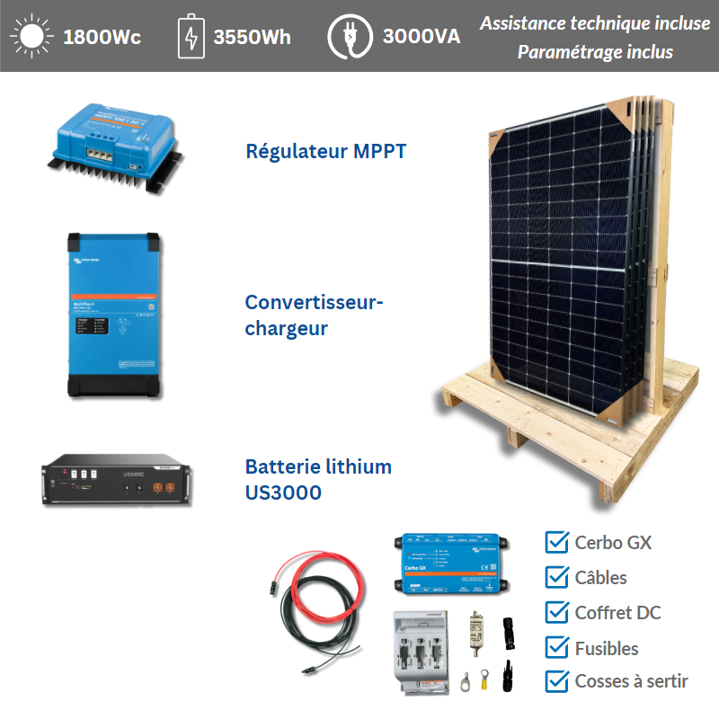découvrez notre kit solaire 3kw, une solution idéale pour réduire votre facture d'électricité tout en respectant l'environnement. facile à installer et adapté à tous types de logements, ce kit vous permet de produire votre propre énergie renouvelable et d'optimiser votre autonomie énergétique.