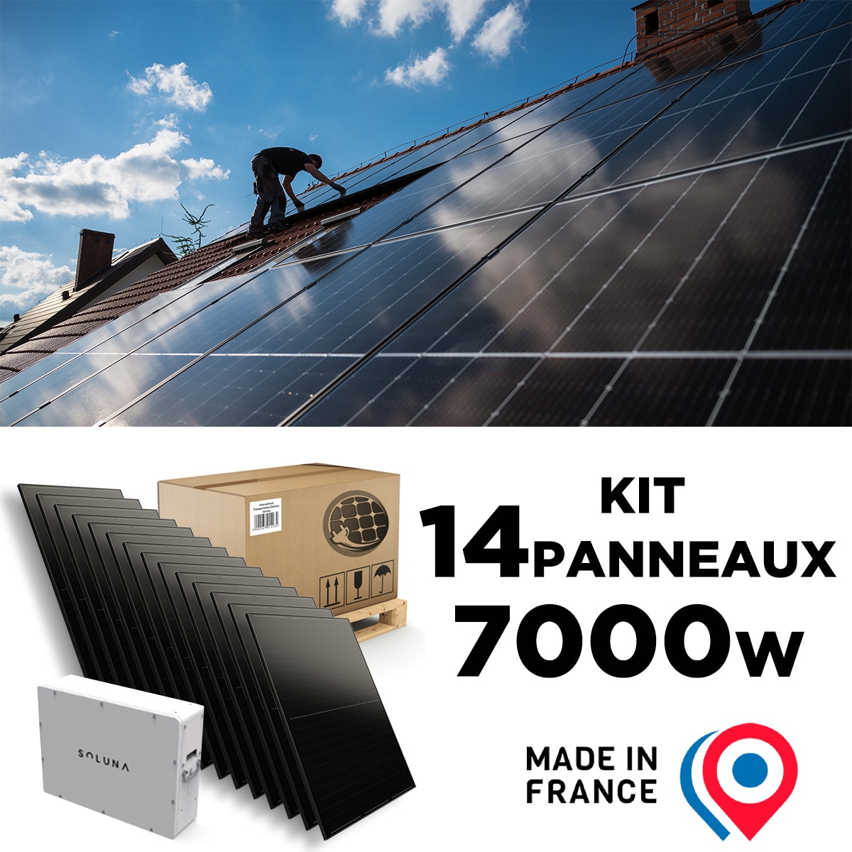 découvrez notre kit solaire 9000w, une solution énergétique puissante et durable pour alimenter votre maison ou vos équipements. grâce à des panneaux solaires de haute efficacité et à un système de stockage performant, réduisez vos factures d'électricité tout en contribuant à la protection de l'environnement.