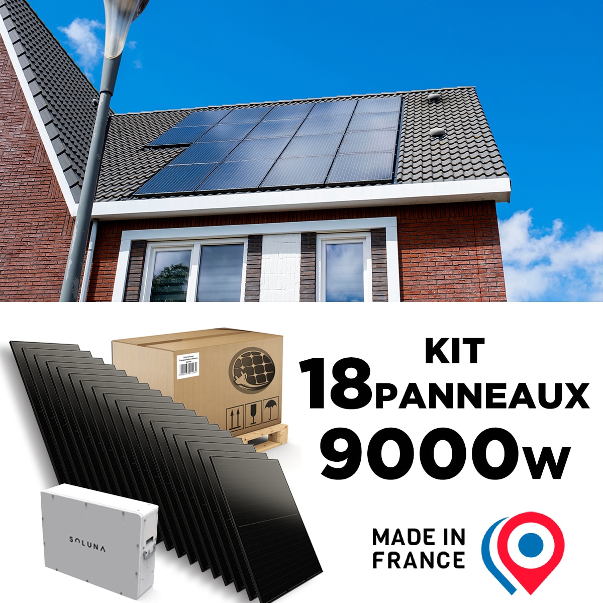 découvrez notre kit solaire 9000w, idéal pour produire une énergie renouvelable efficace et économique. parfait pour les maisons, les entreprises ou les projets off-grid, ce kit complet offre une installation facile et des performances optimales pour répondre à vos besoins énergétiques.