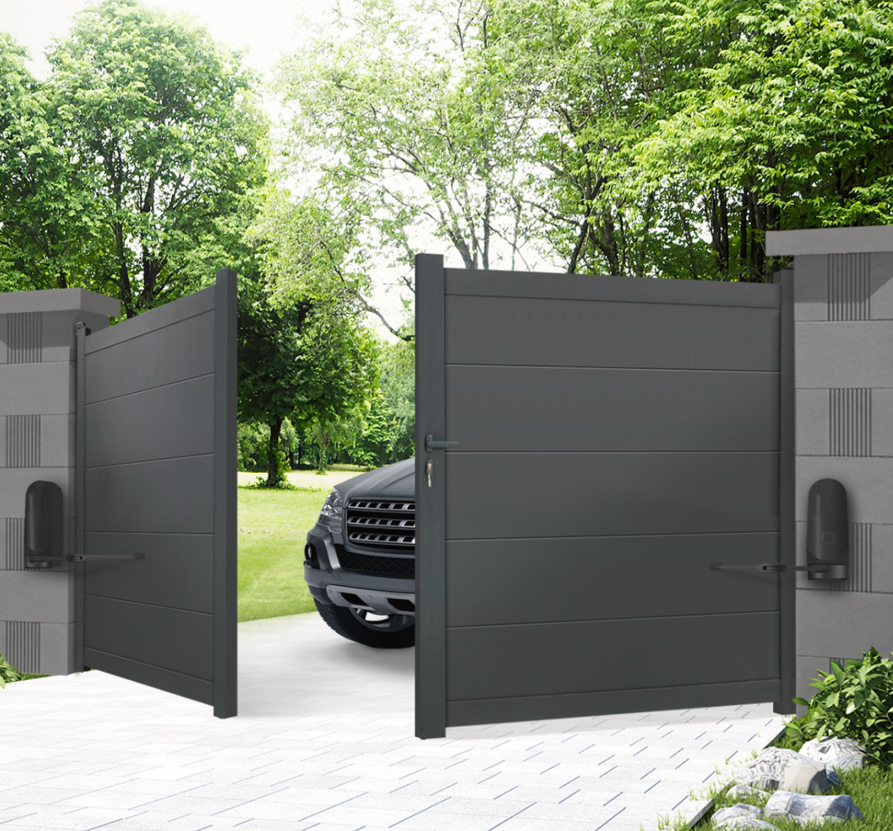 découvrez notre gamme de motorisations pour portails, alliant sécurité, confort et modernité. facilitez l'accès à votre propriété grâce à des solutions adaptées à tous les types de portails, et profitez d'une installation rapide et d'un service après-vente de qualité.