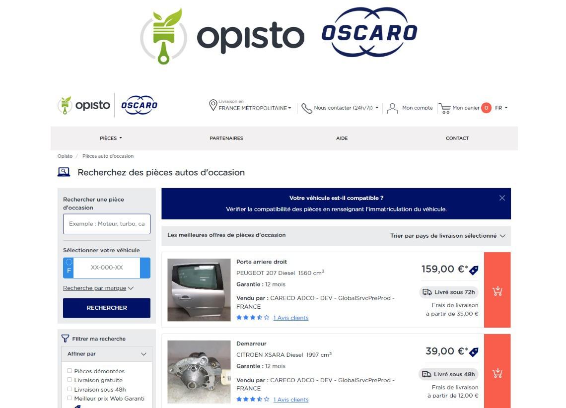 découvrez oscaro, votre spécialiste de la vente de pièces auto en ligne. profitez d'une vaste sélection de pièces détachées, d'accessoires et de conseils d'experts pour entretenir votre véhicule. commandez facilement et bénéficiez de la livraison rapide.