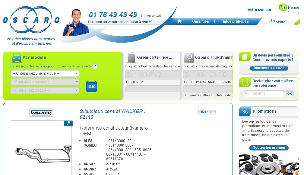 découvrez oscaro, votre destination incontournable pour des pièces détachées auto de qualité et des conseils d'experts. profitez de nos offres exceptionnelles et de la livraison rapide pour toutes vos réparations automobiles. faites confiance à oscaro pour maintenir votre véhicule en pleine forme.