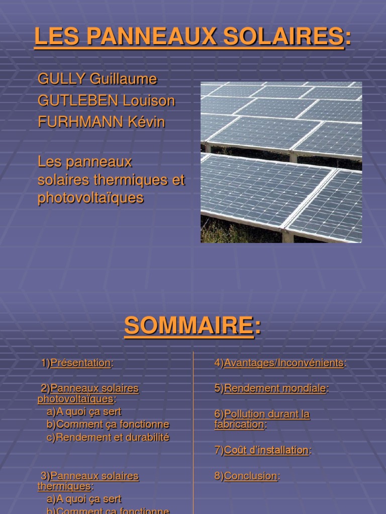 découvrez notre guide pdf complet sur le photovoltaïque : tout ce que vous devez savoir sur l'énergie solaire, ses avantages, son installation et son fonctionnement. transformez votre savoir en action pour contribuer à un monde plus durable.