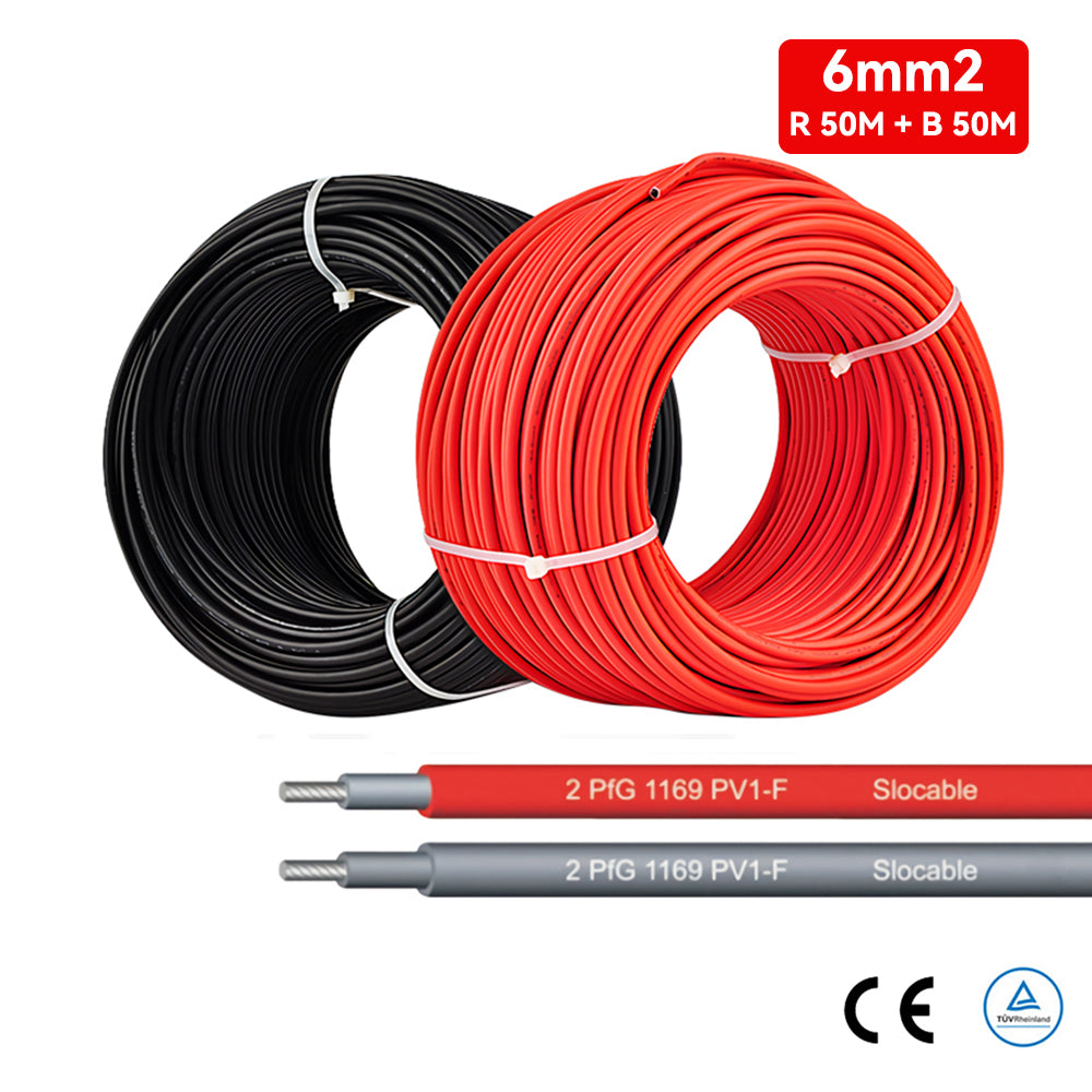 découvrez notre câble pv 6mm², idéal pour vos installations solaires. résistant, durable et conçu pour une performance optimale, il assure une connexion fiable et sécurisée pour capter efficacement l'énergie solaire.