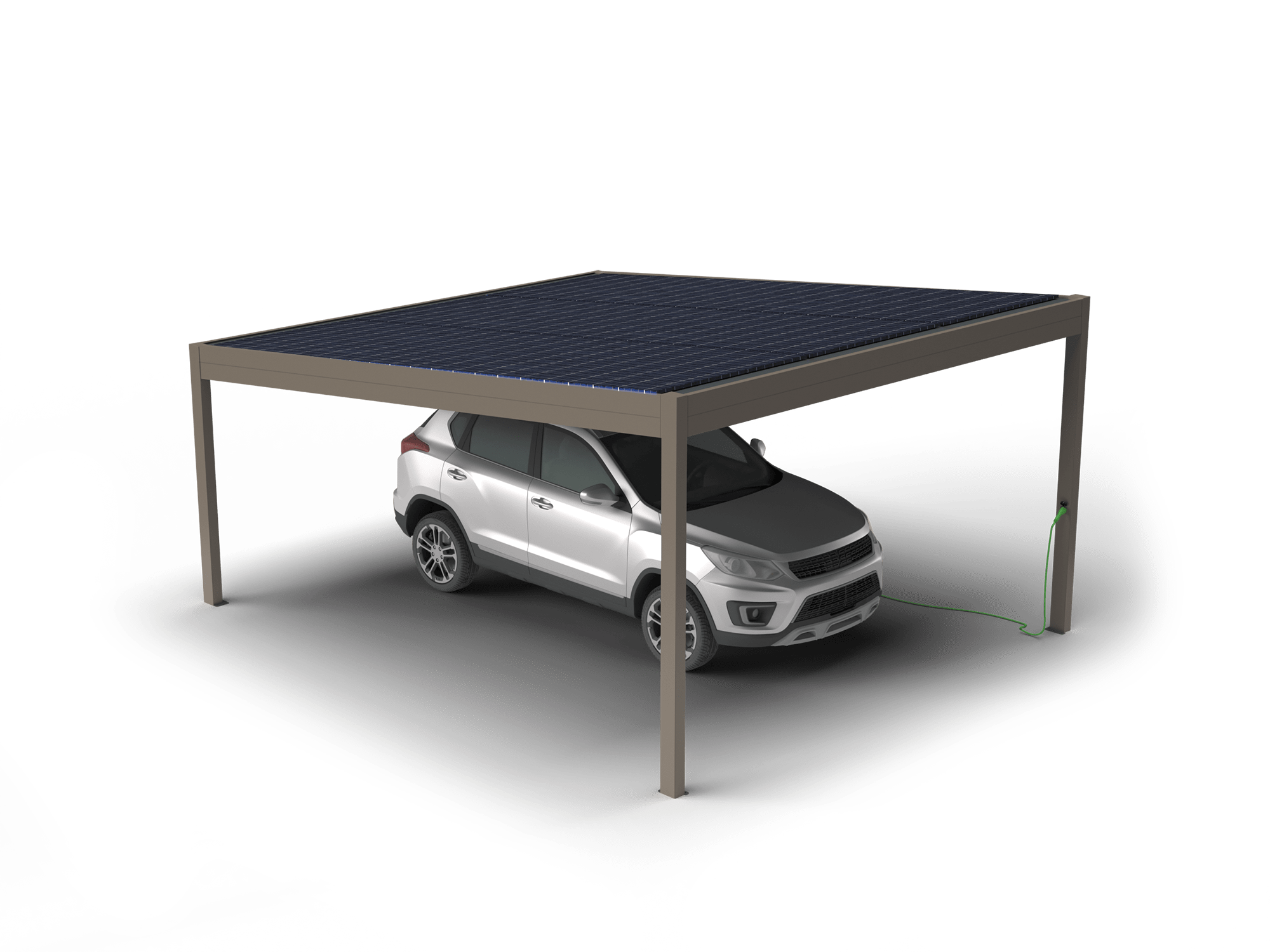 découvrez notre carport double solaire, une solution innovante qui allie protection de vos véhicules et production d'énergie verte. profitez d'un abri spacieux, élégant et écologique, tout en contribuant à la transition énergétique. idéal pour maximiser votre espace extérieur tout en rechargeant vos appareils électriques grâce à l'énergie solaire.