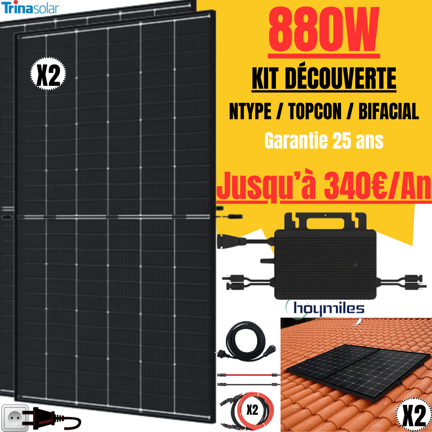 découvrez notre kit solaire complet, idéal pour exploiter l'énergie renouvelable chez vous. facile à installer, économique et écologique, il vous permettra de réduire vos factures d'électricité tout en contribuant à la protection de la planète.