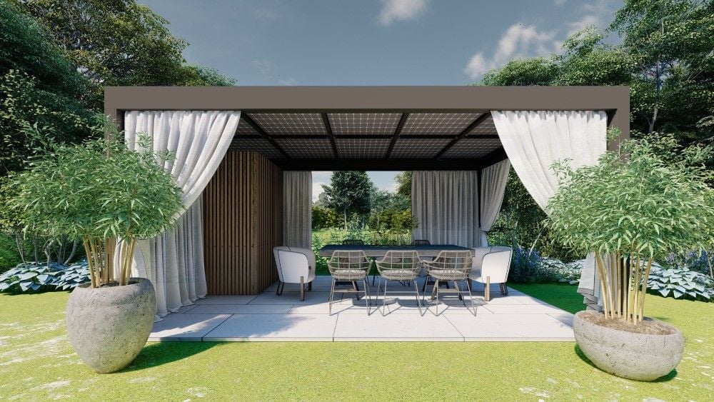 découvrez la pergola solaire, une solution innovante pour profiter de votre espace extérieur tout en bénéficiant d'une protection optimale contre le soleil. alliant esthétique et fonctionnalité, cette structure moderne transforme votre jardin ou terrasse en un véritable lieu de détente. idéale pour les barbecues, les après-midis en famille ou même pour travailler à l'extérieur, la pergola solaire s'intègre parfaitement à votre environnement.