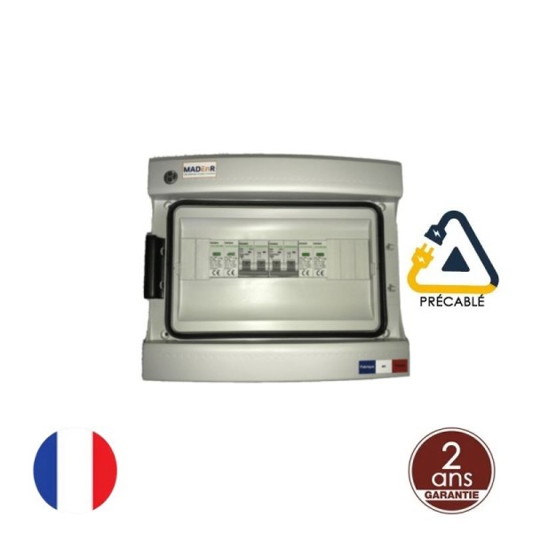 découvrez notre coffret de protection dc, conçu pour garantir la sécurité de vos appareils électriques tout en offrant une protection optimale contre les surtensions. profitez d'une tranquillité d'esprit avec un design compact et des fonctionnalités avancées.