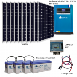 découvrez notre kit photovoltaïque avec batterie, la solution idéale pour produire et stocker votre propre électricité. profitez d'une énergie renouvelable, réduisez votre facture d'électricité et contribuez à la protection de l'environnement grâce à notre système performant et facile à installer.