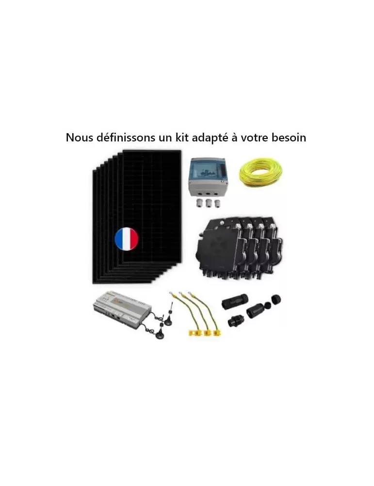 découvrez notre kit solaire personnalisé, conçu pour répondre à vos besoins énergétiques uniques. profitez d'une solution durable et efficace pour alimenter votre maison ou votre entreprise tout en réduisant votre empreinte carbone.