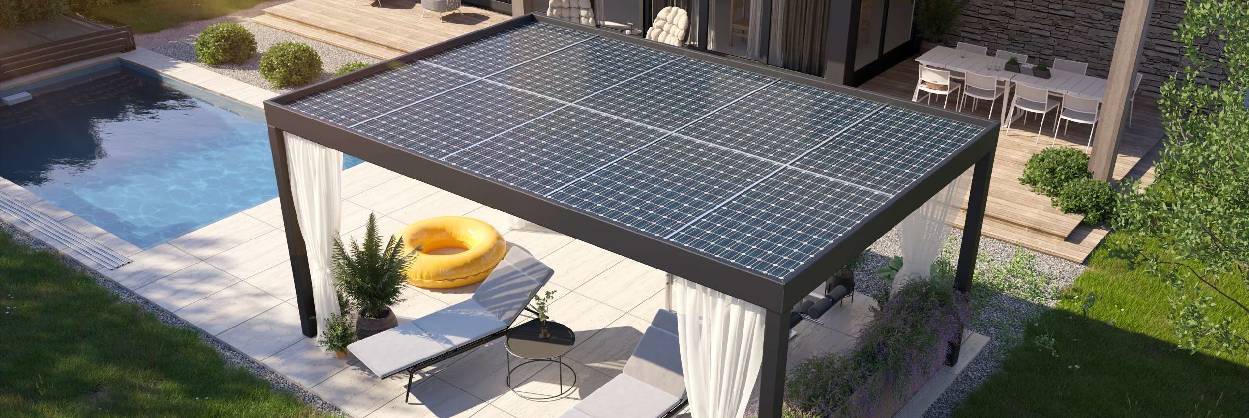 découvrez les avantages d'une pergola photovoltaïque : alliez esthétique et efficacité énergétique pour votre extérieur. profitez d’un abri design tout en produisant votre propre électricité, pour une maison éco-responsable et élégante.